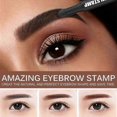 thumbnail image 2 of Eyebrow Print Pen Set Lazy Simple Fast Thrush Natural Waterproof Lasting Makeup Eyebrow Card Eyebrow Pencil - Dark Brown), 2 of 3