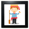 thumbnail image 1 of Mesa de pared Unbranded con marco cuadrado negro Y diseño Italia, 1 of 4