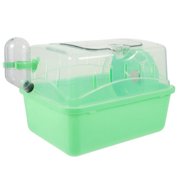 Luxshiny Small Pet Cage with Plastic Tray and Exercise Wheel Ideal for Hamsters and Mice