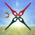 thumbnail image 1 of 100PC 3.3"Plastic Trimmer Grass Trimmer Blade Garden Lawn Mower Replacement Accessories Tool Weed Trimmer Blade 4000-3, 1 of 6