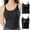 Black, variant on Camisoles & Tanks camisoles for women for under clothes Women With Chest Pads Five Fingers Without Ring Bra Cups One Sports Camisole cotton camisoles for women