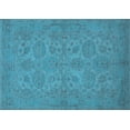 thumbnail image 1 of Ahgly Company Indoor Rectangle Oriental Light Blue Traditional Area Rugs, 3' x 5', 1 of 4