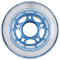 thumbnail image 4 of Inline Skate Replacement Wheels 68mm 78A Blue/Clear 8 Pack, 4 of 5