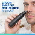 thumbnail image 2 of Nose Hair Trimmer for Men: Painless Ear Hair Trimmer with 5 Month Battery Life – Electric Nose Hair Remover Featuring an Easy to Clean Detachable Head, Black, 2 of 6