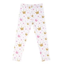 XBASW Kids Toddler Printing Leggings for Girls Full Length Tights Soft Stretchy Trousers for 3-10 Years