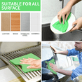 thumbnail image 3 of Swedish Dishcloth 20 Pack of Reusable Sponge Cloth Cleaning Cloths Eco-Friendly No Odor Cellulose Sponge Cloths Absorbent Dish Rags for Kit, 3 of 7