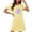 Yellow, variant on Zorckvet Womens Plus Size Nightgowns Heart Print Sleepshirts Crewneck Valentine's Day Short Sleeve Nightshirts for Women Dressy