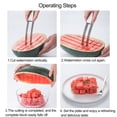 thumbnail image 4 of UDIYO Watermelon Cutter Slicer, Stainless Steel Watermelon Cube Cutter, Safe Watermelon Knife, Fruit Knives Melon Cutter for Kitchen Gadget, 4 of 8