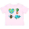 thumbnail image 3 of Inktastic Earth Day Plant a Tree Save the Bees Save the Seas Love Your Mother Boys or Girls Toddler T-Shirt, 3 of 5