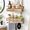Brown-13.8 Inch Long, variant on White 13.8 Inch Long Floating Shelves With Drawers Set of 2 Wall Mounted Storage