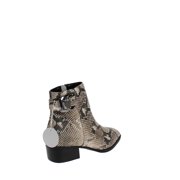 Steve Madden Steven Women's Ringer Round-Toe Ankle, Natural Multi, Size 6.5