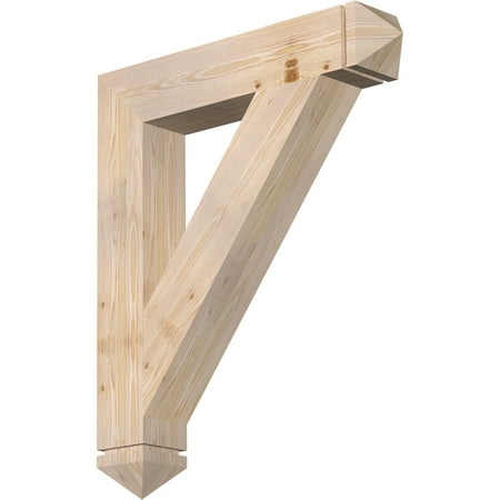 

Ekena Millwork 5 1/2 W x 32 D x 38 H Traditional Arts & Crafts Smooth Bracket Douglas Fir