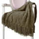 thumbnail image 1 of Hayisugal Wohndecke Weich Strick Wolldecke Quaste Kuscheldecke Sofadecke Schlafdecke Decke, Rosa, 125 x 210cm, 1 of 6