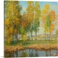 thumbnail image 1 of ARTCANVAS October Festival 1914 Canvas Art Print by Willard Metcalf - Size: 18" x 18" (1.50" Deep), 1 of 9