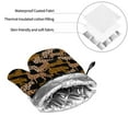 thumbnail image 6 of Cauagu Leopard Print Print Oven Mitts and Pot Holders 4 pcs Set,Extra Thicken Long Kitchen Oven Glove Potholders BBQ Gloves-Oven Mitts and Pot Holders(11 Inch), 6 of 6