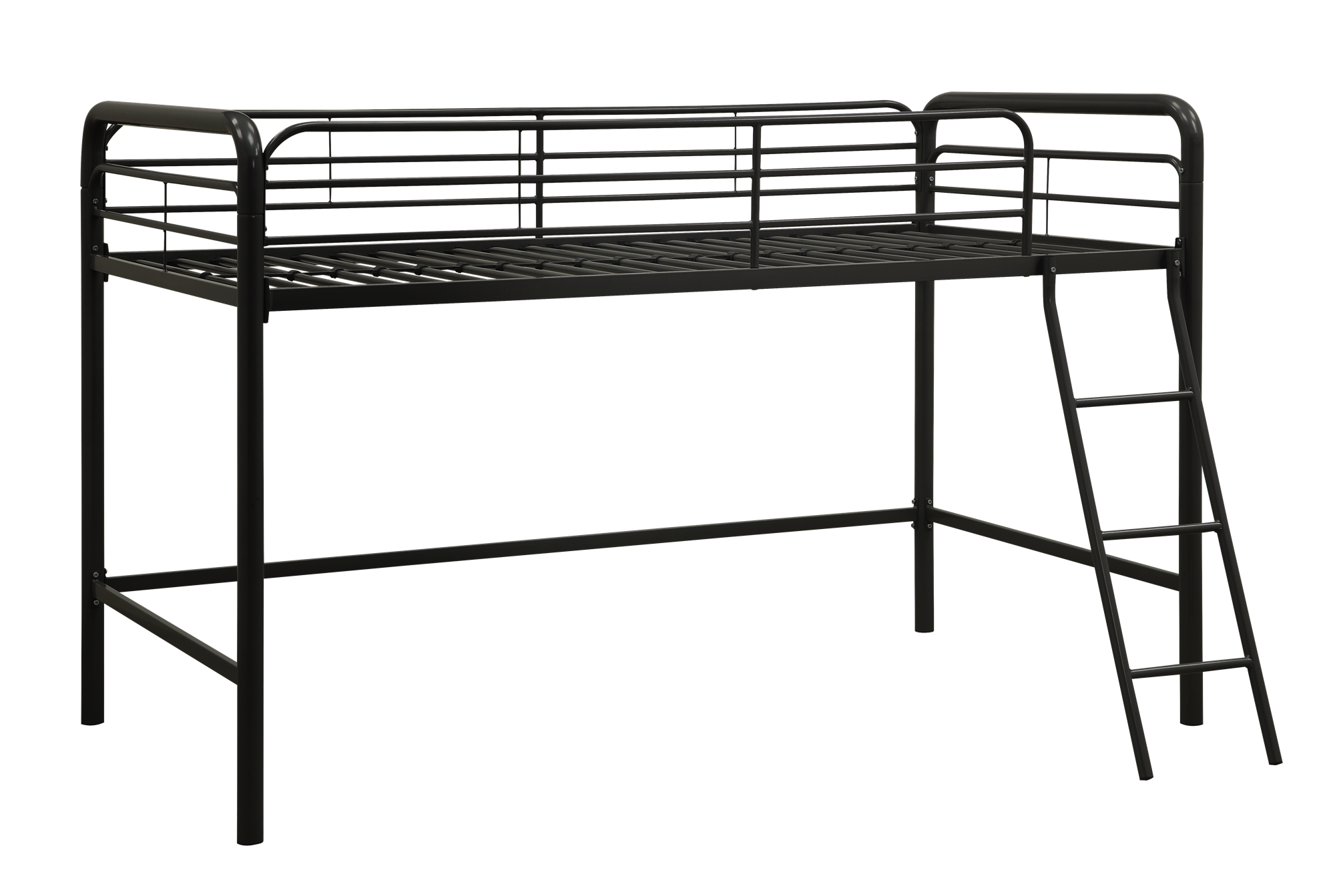 DHP Jett Junior Twin Metal Loft Bed, Black - image 4 of 12