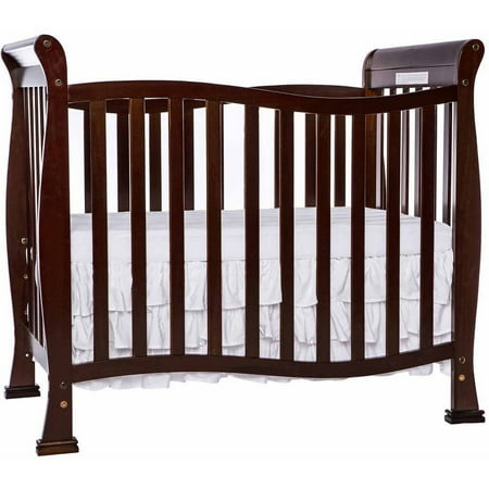 Dream On Me Piper 4 In 1 Convertible Mini Crib Espresso Walmart