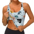thumbnail image 3 of Balery Elephant Tree Sujetadores deportivos con espalda cruzada para mujer, acolchados, sin costuras, de alto impacto, ideales para yoga, gimnasio, entrenamiento y fitness.-Medium, 3 of 8
