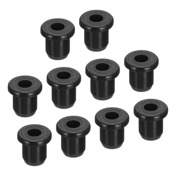 Uxcell Rubber Grommet Mount Dia 9/32" (7mm) Round T Type for Wire Protection 10 Pack