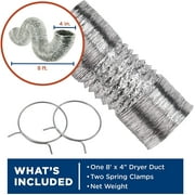 GE Appliances Aluminum Foil Vent Dock Hose Kit for Dryer Machine, 1 Count
