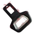thumbnail image 2 of Hebilla de cinturón de seguridad de 2 piezas, color negro y rojo, con abridor de botellas, conector para cinturón de seguridad para todas las marcas de automóviles, clip, 2 of 4