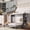 Gray, variant on Dolonm Queen Size Murphy Bed with Storage Compartments and Drawer, Foldable Platform Wall Bed Frame with Adjustable Shelves for Bedroom, White