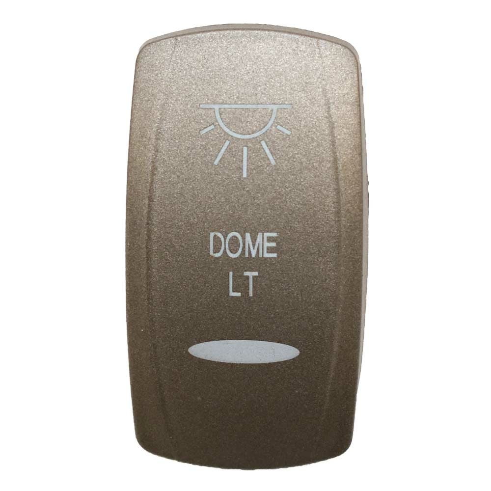 Boat Rocker Switch Cover Dome Light Actuator Pewter
