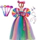 thumbnail image 2 of Dulce Arco Iris caramelo tutú vestido para niñas vacaciones cumpleaños fiesta ropa niños flores arco piruleta caramelo Purim disfraz 2-12y2-3Y Gao Jinjia LED, 2 of 2