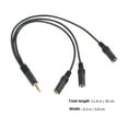 thumbnail image 5 of WAXIAYU 3.5mm Audio Splitter Cable for Cellphone Headset - 1 Input 3 Output (Black), 5 of 6