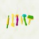 thumbnail image 3 of EeaseMX Juego de 6 moldes de plastilina de colores para hacer tú mismo, kit de herramientas de masa inteligente con herramientas de extrusión para el hogar, interior y exterior, juguete para niños., 3 of 8