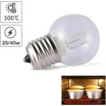 thumbnail image 4 of Yazoeia G9 Halogen Light Bulbs 110v 220v 25W/ 40W E27 Oven Bulb Lamp Warm White for Home Kitchen Refrigerators Ovens (Color : E27 40W 220V 1pc) CJC912-79273, 4 of 7