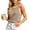 #0095-Beige, variant on Women's Striped Tank Top Round Neck Vertical Striped Sleeveless Knit Slim Fit Casual Daily Holiday Boho Summer Tops