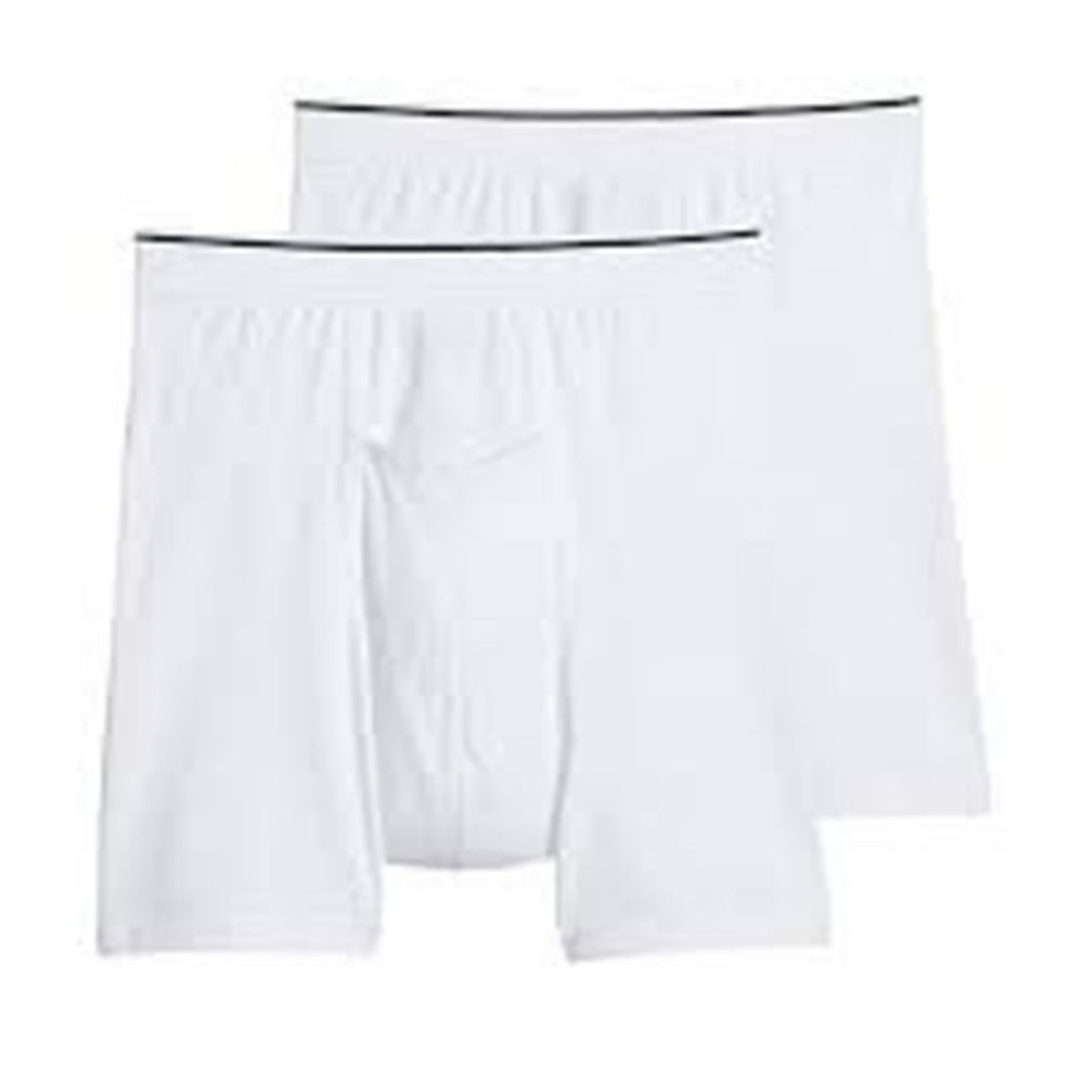 Jockey - Jockey Men's Underwear Pouch Boxer Brief - 2 Pack, White, L ...