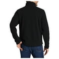 thumbnail image 2 of Yellow Rooster Men's Value Fleece 1/4-Zip Male Pullover Black XS, 2 of 6
