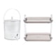 thumbnail image 2 of Dispensador de bebidas con espita, hervidor frío con grifo, contenedor de , dispensador de bebidas con estante de almacenamiento para bebidas 3.5L blanco, 2 of 9
