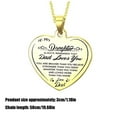 thumbnail image 2 of Inspiration Necklace Gifts for Daughter Son Christmas Birthday Gifts I Love You Heart Pendant Jewelry Necklace from Mom Dad, 2 of 2
