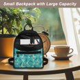 thumbnail image 5 of HELLHERO Skateboarding Dinosaur Print Travel Shoulder Bag with Front Pocket Small Back Pack Shoulder Bag for Hiking Shopping, Polyester Lightweight Small Backpack, 5 of 8