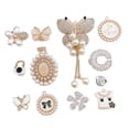 thumbnail image 2 of Lindos adornos para zapatos, ropa, manualidades, bricolaje, para niñas, mujeres, sombreros, fiestas, vestidos de boda. Estilo C, 2 of 6