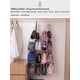 thumbnail image 4 of AARAINBOW 1 paquete de organizador de bolso colgante para armario, organizador de almacenamiento de bolso para mujer, organizador de bolso de mano, organizador de bolso de armario, 8 bolsillos, ahorro, 4 of 5