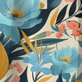 thumbnail image 4 of Designart "Pastel Tropical Bloom" Tropical Blackout Curtain Panels, 4 of 4