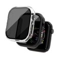 thumbnail image 1 of wonima44 2 Pack Privacy Case for Apple Watch Screen Protector, Anti-Spy Tempered Glass Film Apple Watch Cover Hard PC Case Bumper for iWatch Series 11 Series 10 - Black/Clear 42mm, 1 of 1