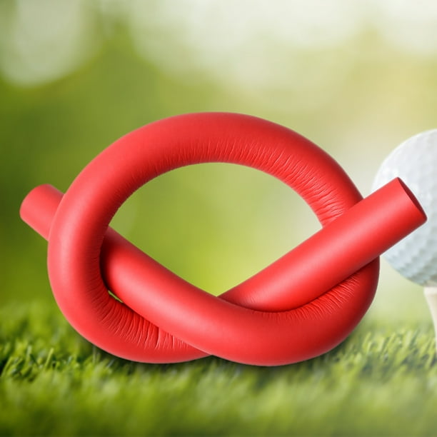 Palo De Golf NBR Golf Power Stick Elástico Golf Swing Trainer Outdoor Accesorios (Rojo)