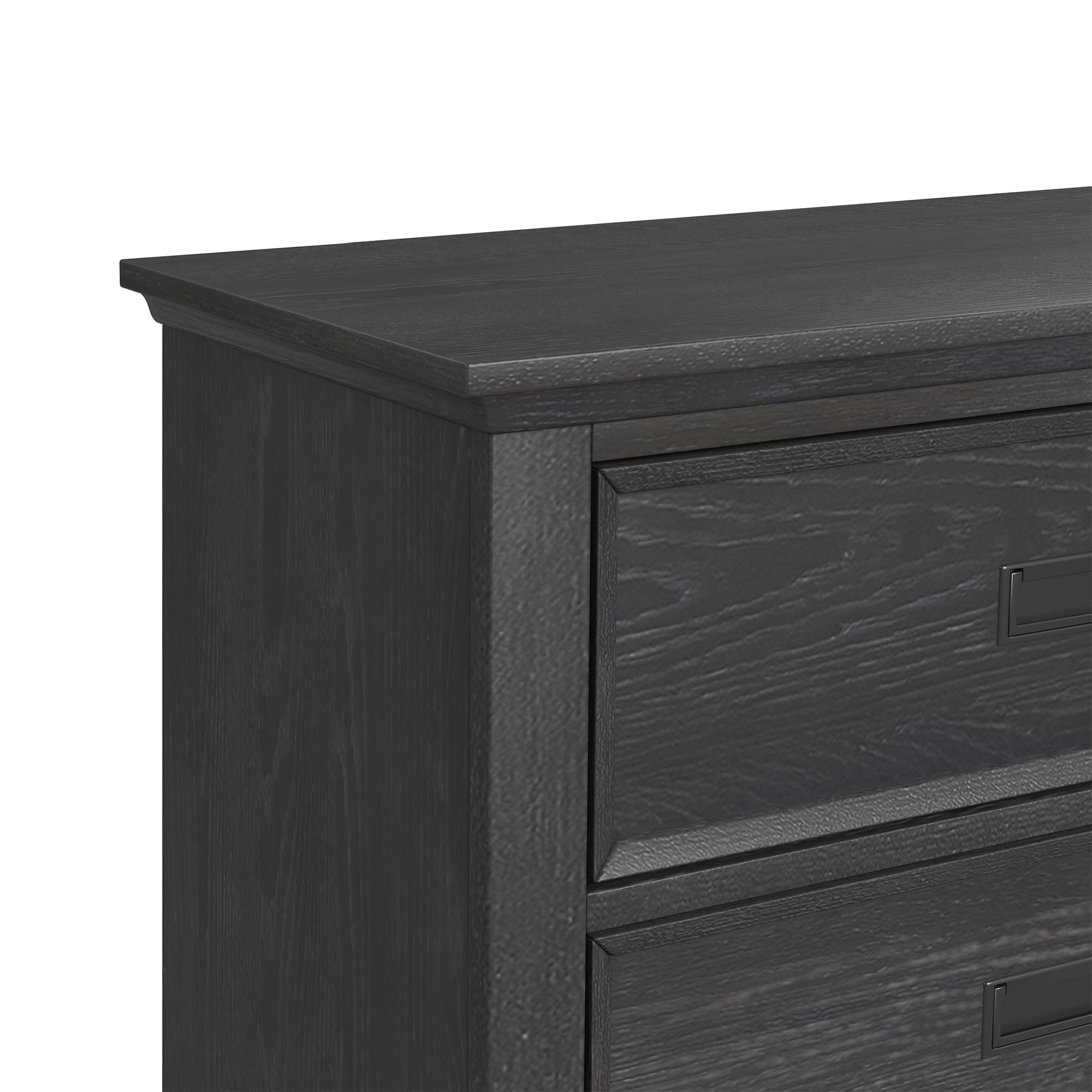 Picket House Furnishings Brooklyn Kids 6-Drawer Dresser in Charcoal