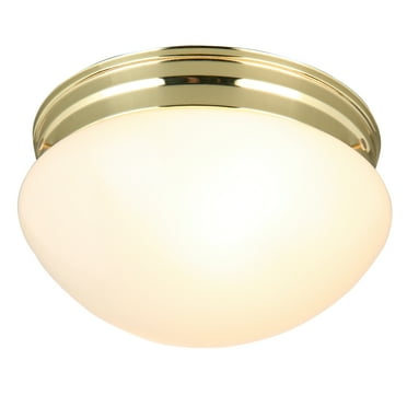 Design House 521054 Design House 521054 Avon 2-Light 9.3" Ceiling Light, Polished Brass