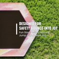 thumbnail image 7 of Baxluxe Toddler Trampoline for Kids Ages 3-8, 55in 7-in-1 Upgraded Indoor Trampoline with Net ,500lbs Capacity Safe Trampoline,Inside Pink Mini Trampoline Boys Girls Outdoor Adjustable Height, 7 of 7