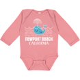 thumbnail image 3 of Inktastic Newport Beach California Whale Watching Boys or Girls Long Sleeve Baby Bodysuit, 3 of 5