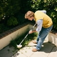 thumbnail image 5 of Eqslft Manual Crevice Weeding Tool, Crack Weeder with Weed Brush Heads, Crevice Weeding Hook with Adjustable Steel Handle for Patios, Decks & Garden Paths, 5 of 5