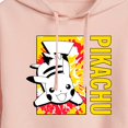 thumbnail image 3 of Pokémon - Tie Dye Pikachu - Juniors Cropped Pullover Hoodie, 3 of 5