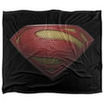 thumbnail image 2 of Superman Man of Steel Shield Officially Licensed Silky Touch Super Soft Throw Blanket 50' x 60', 2 of 6