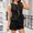 01 Black, variant on Weiqiqre Spring Clothes for Women Summer Sweatsuit Beach Outfits Sleeveless Tunic Top and Elastic Waist Denim Shorts Set
